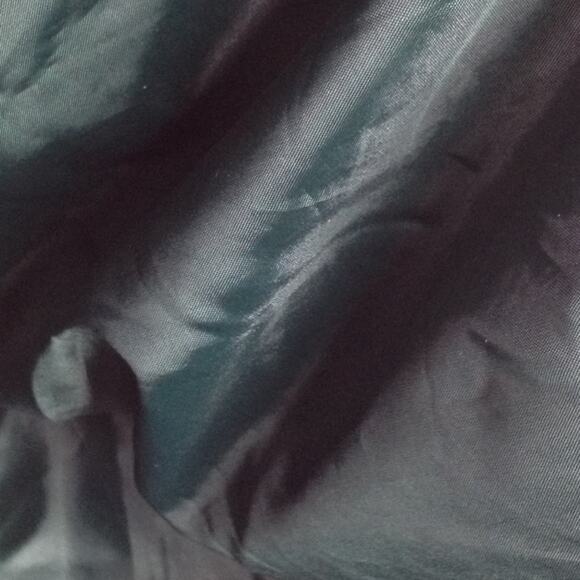 Rue 21 SASSY Cropped Windbreaker Hoodie Jacket Green Silver Small - Picture 6 of 9